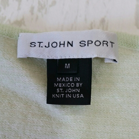 **SALE** ST. JOHN SPORT cropped sweater vest M - Picture 4 of 7